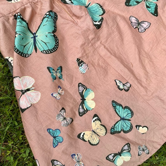 FARM RIO cut out tie back butterfly mini dress size medium. - Picture 5 of 7